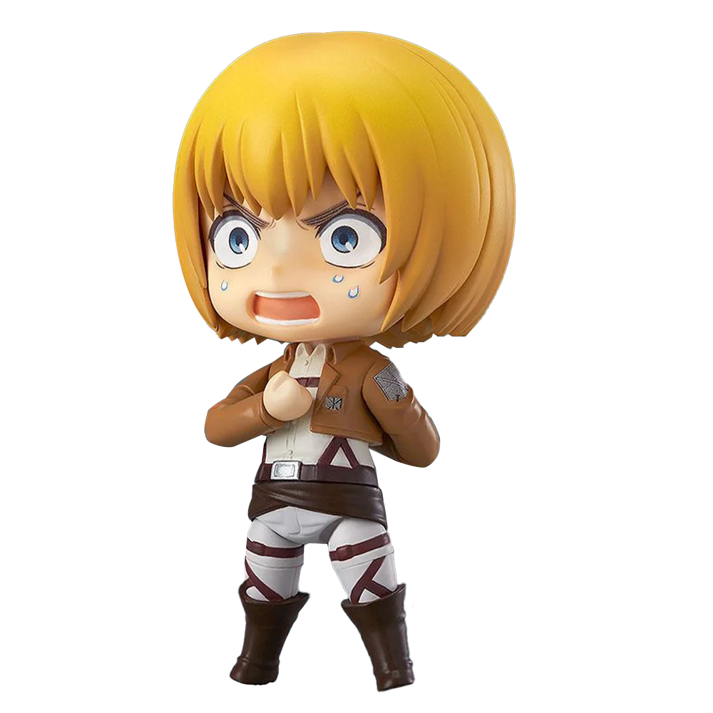 In Stock Armin Arlert 435 Anime Titan Figure Armin Arlert Action Figure Levi Figurine Model Kawaii Doll Cute Q-version Toys Gift