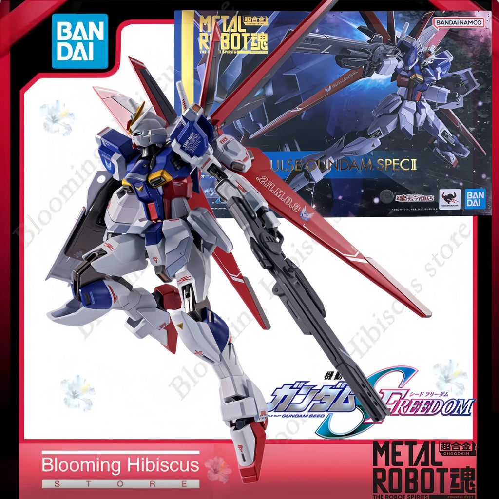 Original Bandai Metal Robot Spirits ZGMF-56E2/α Force Impulse Gundam Spec II Die-cast Action Figure Collectible Model In Stock