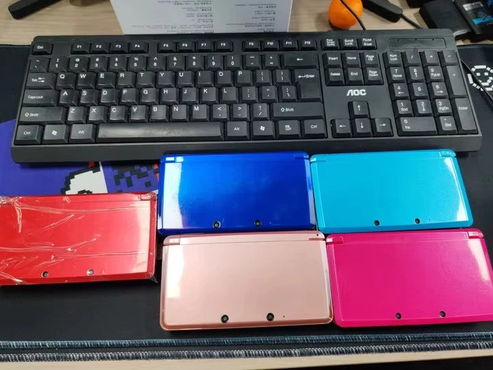 Refurbished Original 3DS Game Console 3.5 Inch Touch Screen Free Games for Nintendo 3DS Handheld Game Console FBI and Homebrew