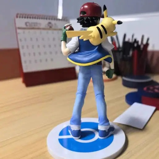 In Stock 8-18cm Ash Ketchum Anime Figure Brock Action Figure Misty Figurine Gk Statue Model Doll Collection Ornament Toys Gifts
