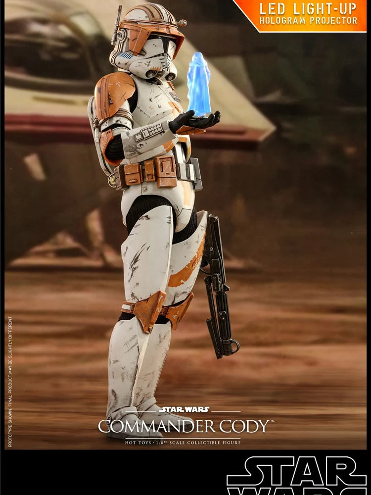 HOTTOYS HT MMS524 1/6 Clone Commander Cody Movable Figure Star Wars：Episode III - Revenge of the Sith 12" Full Set Soldier Gift