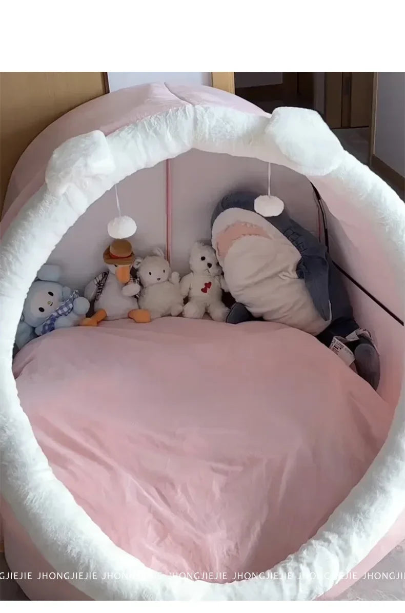 Hot selling-Human cat nest oversized children lazy sofa bed game tent nest birthday gift cartoon plush sleeping bag-high quality