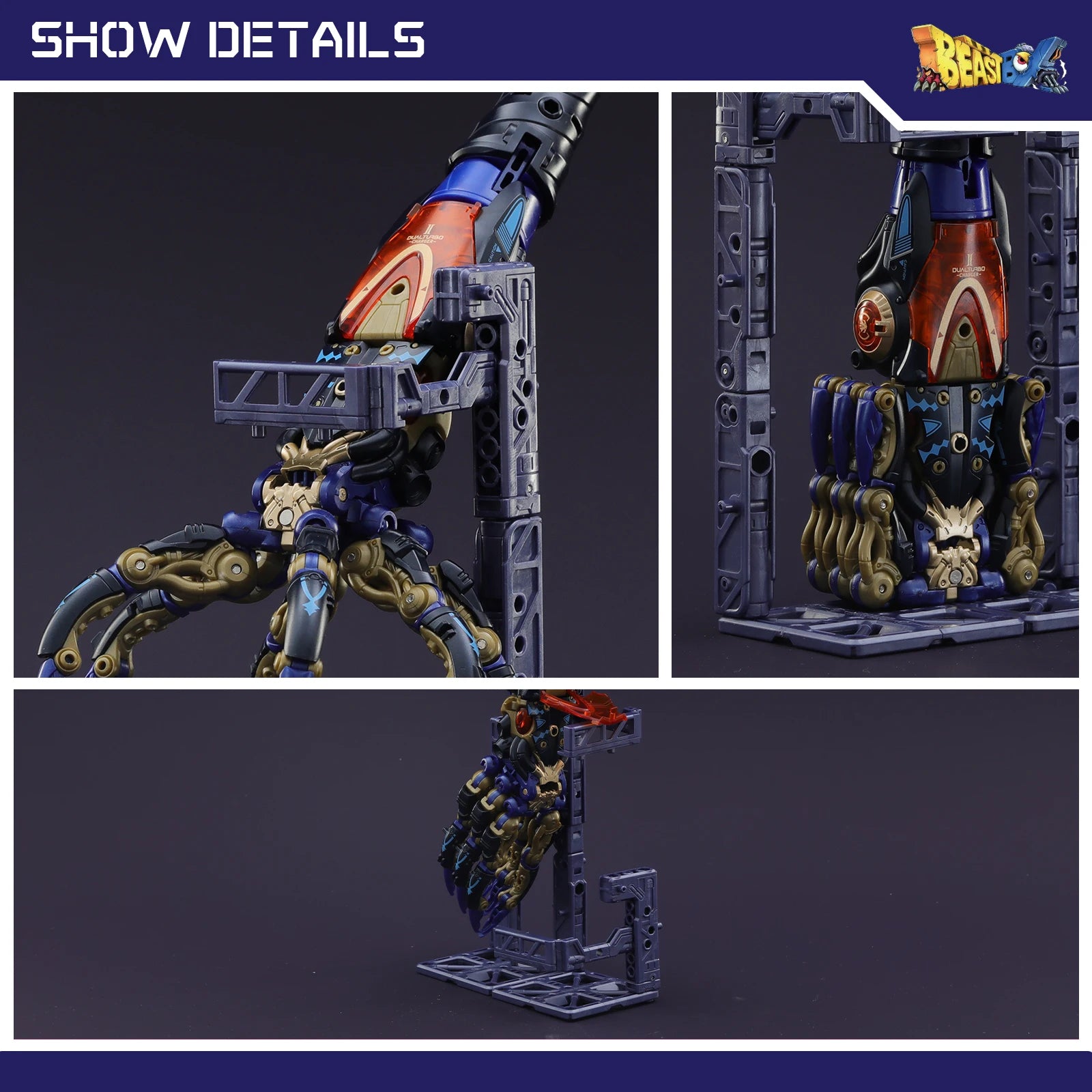 52TOYS BEASTBOX BB-52 DOWNSPIRAL Deformation Robot, Converting in Mecha and Cube, Action Figure, Collectible Gift