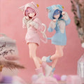 Anime Re: Leben in einer anderen Welt von Zero Kawaii Rem Figur Ram PVC Modell Emilia Figur Hobby Spielzeug für Geburtstagsgeschenk