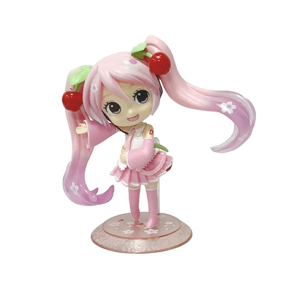 11-20CM Hatsune Miku X Cinnamoroll Figure Anime Collectible Models Decorative Decorations Children Birthday Christmas Kawaii Gif