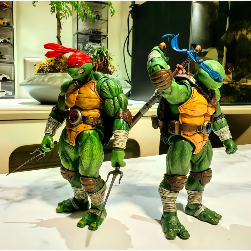 Hot Original In Stock Spirit Machine Soul Ninja Raphael Leonardo Action Figure Anime Model Desktop Collection Ornament Toys Gift