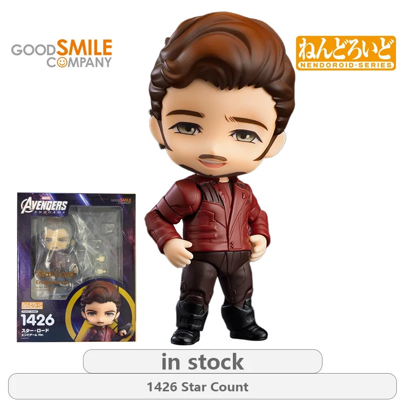 GSC Original NENDOROID Avengers: Endgame Series 1497-DX Iron Spider Man DX\988 Iron Man Mark50 Anime Action Figure Model Toys