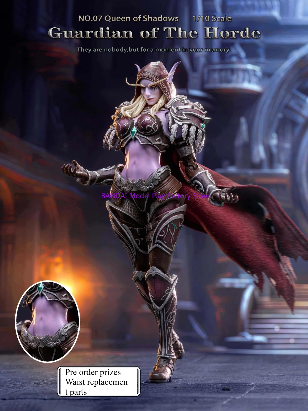 Grey Knight Studio 1/10 Guardian of The Horde 07 Queen of Shadows Sylvanas Windrunner  Action Figures 【Pre sale in Q2 2025】