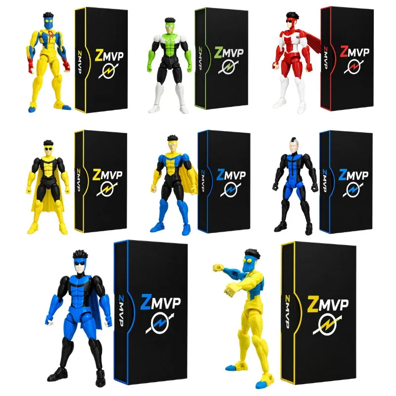 【ZMVP】In Stock Superhero Articulated Action Figure Multi Joint Movable 3D Printed Hero Doll Collectible Model Toy With Gift Box