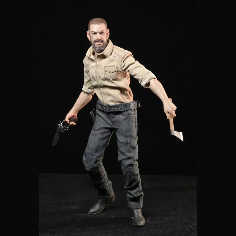 Kraken Studio 1/12 Scale Collectible Figure Terrifying Zombie Police Killer Rick Full Set 6Inch Men Soldier Action Figure Model