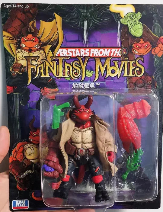 NIX X TURBOPORK Original First Edition Ninja Turtles Halloween Limited Edition Zombie Turtles Michelangelo Exclusive Model Toy