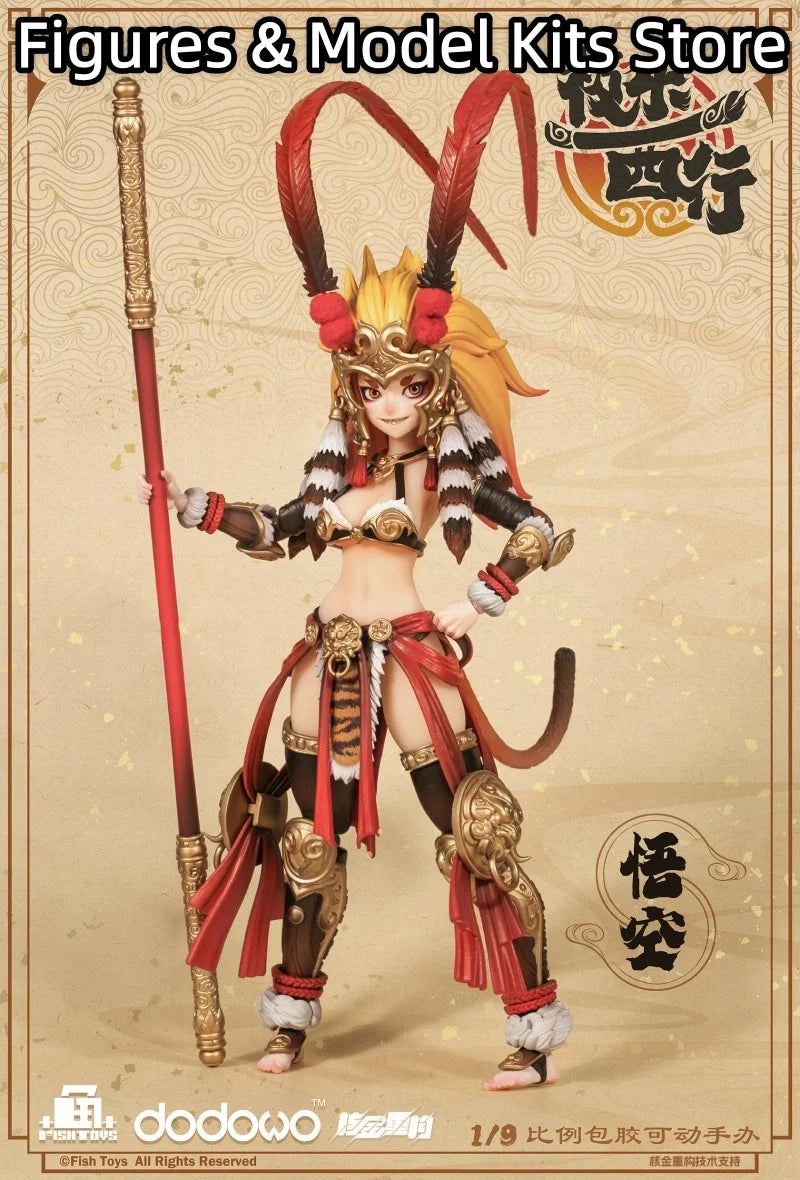 【Pre-Sale】 Dodowo X Fish Toys Journey to the West Wukong 1/9 Girl Action Model Collectible Figure Toys