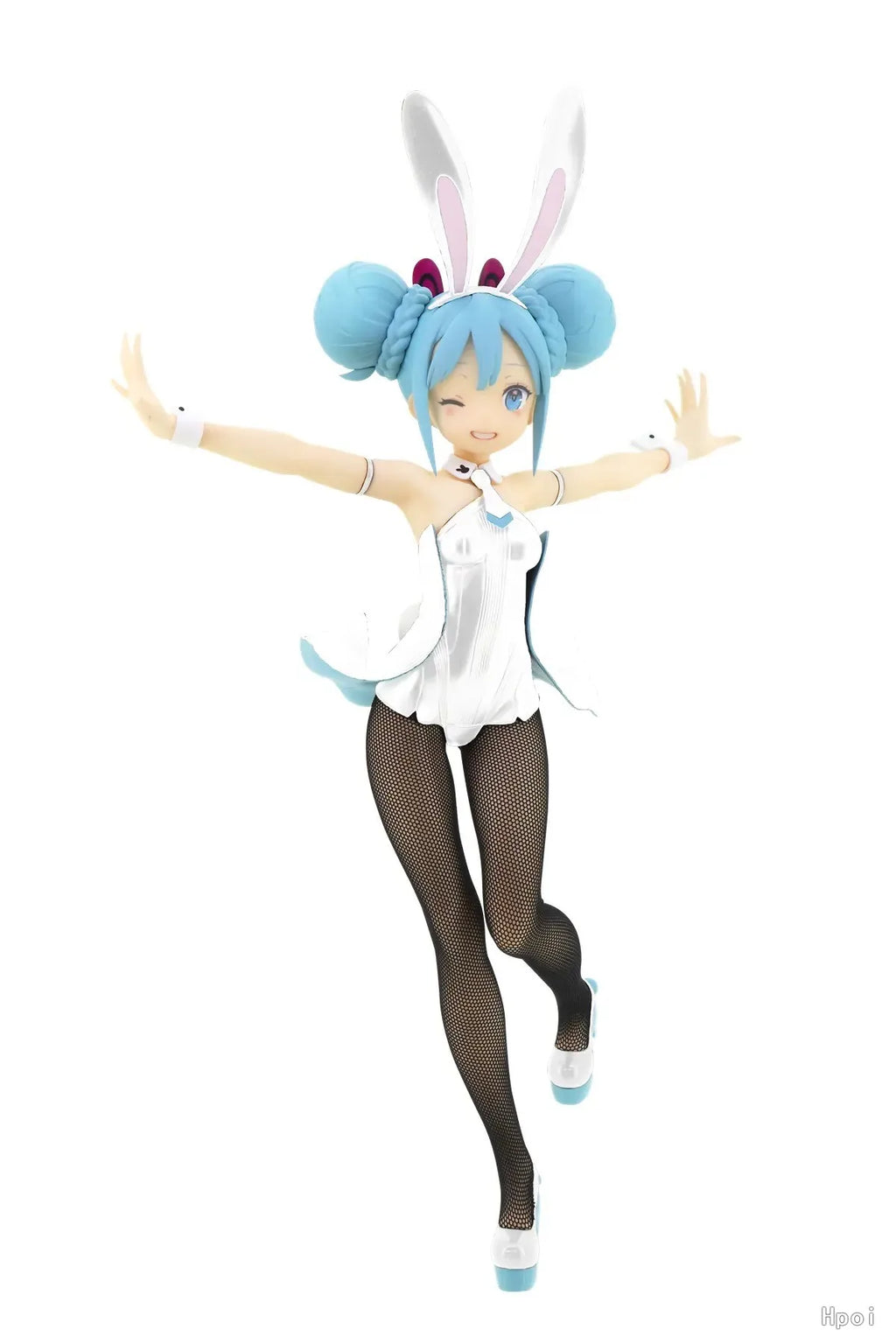 【SF】In Stock Original FuRyu BiCute Bunnies Piapro Characters Miku Black Bunny Girl WHITE Pink Pearlescent Wink Style Black