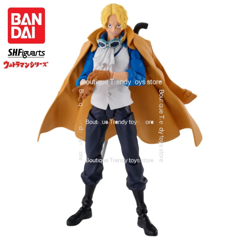 In Stock Bandai Original S H Figuarts One Piece Sabo Action Figure Model Doll Brand New Boxed Anime Characters Toys Model Garage