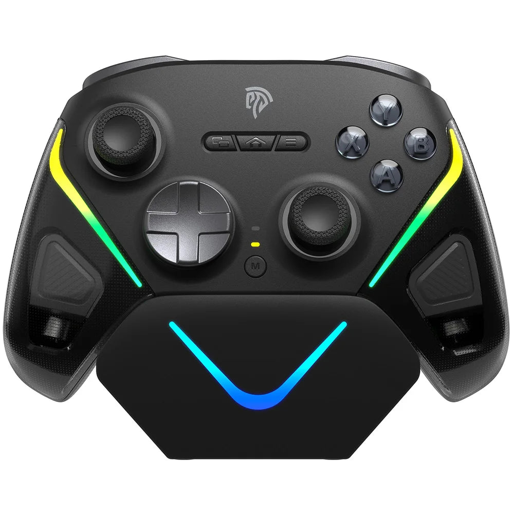 EasySMX TMR Stick Controller D10 Wireless Gamepad Compatible with PC/Switch/Steam/Phone/TV, Charging Dock, Micro Triggers