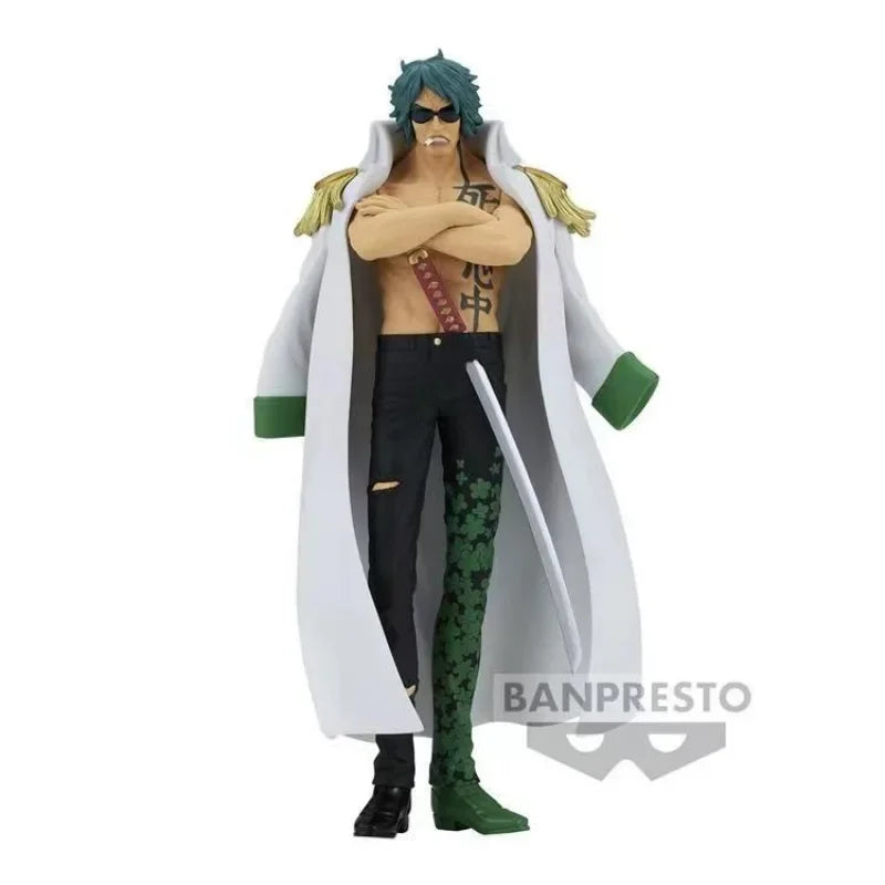 Bandai Original Banpresto Anime One Piece DXF Aramaki Green Bull 17CM PVC Action Figure Sammeln Modell Spielzeug Gitts