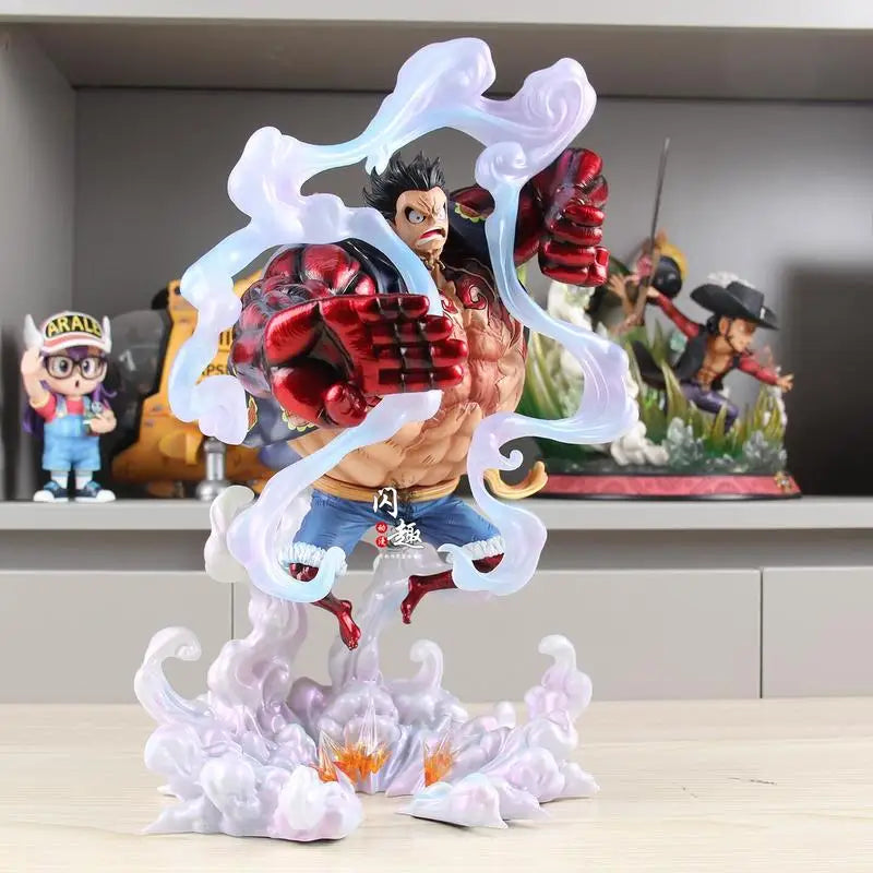 38cm/14.96inch Jt Statue One Piec Monkey D. Luffy Gear 4 Model Dolls Figurine One Piec Anime Figure Collectible Toys Gifts