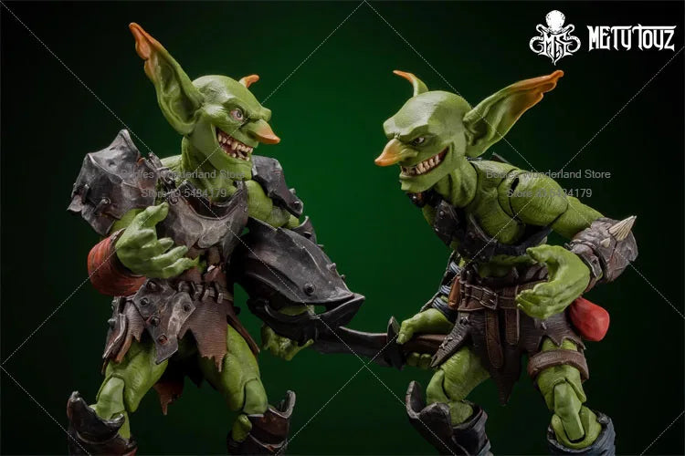 Original  Mety toyz 1/12 Scale Soldier Goblin Orc Goblin Exploration Team Warrior 13CM Action Figure Doll Collection