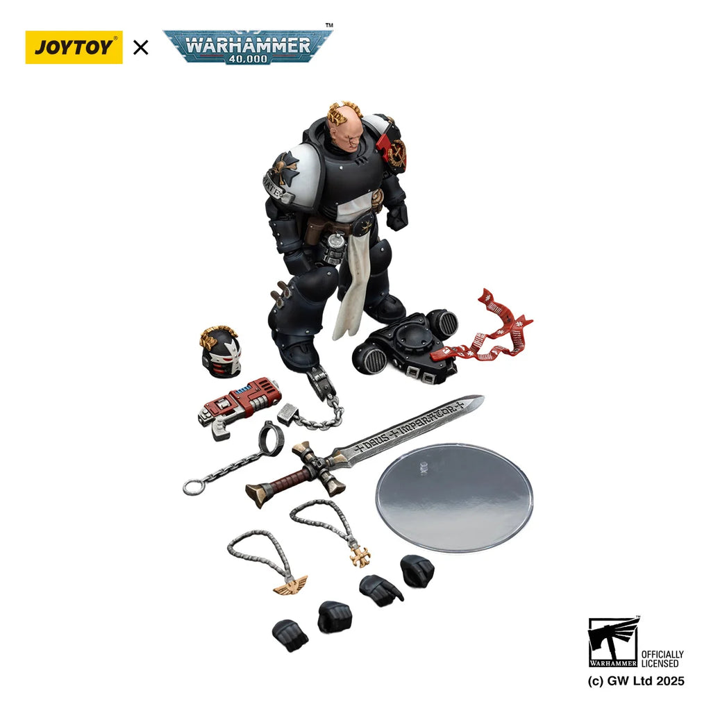 【MT】JOYTOY 1/18 Action Figure Warhammer 40K Black Templars Emperor's Championship Bayard's Revenge Model Toy Gift