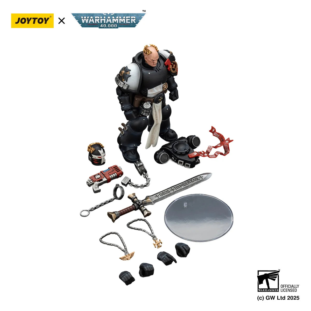 【MT】JOYTOY 1/18 Action Figure Warhammer 40K Black Templars Emperor's Championship Bayard's Revenge Model Toy Gift