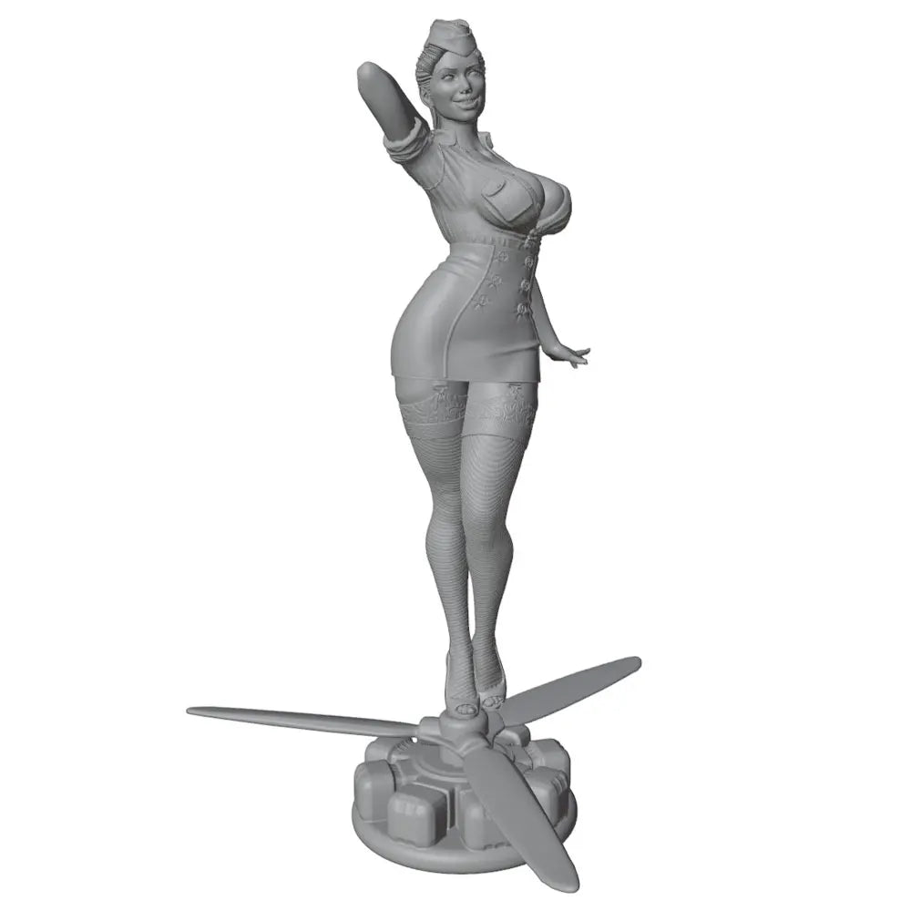 1/24/18 scale resin figurine character model, high-fidelity model action figure, not painted, perfect for gaming and collection