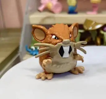 Pokemon Figure Raticate Rattatac Rattikarl Rattata Doll Ornament Accessories Children Toy