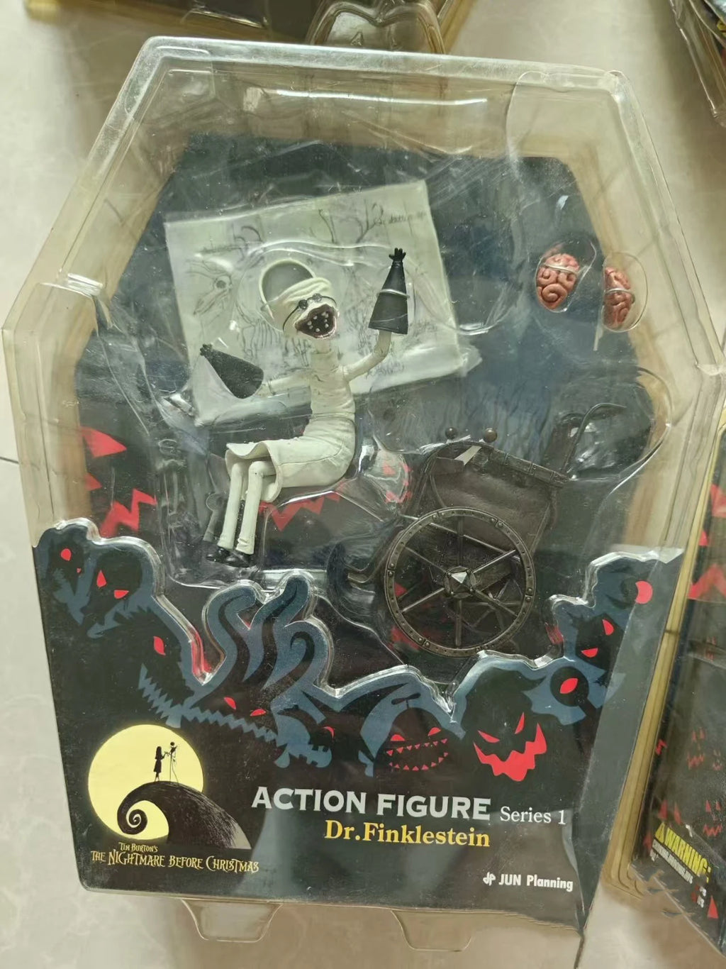 Disney Jun Planning Nightmare Before Christmas Series 1 Action Figure - Santa Jack & Dr.Finklestein  Gift Halloween 5 pcs