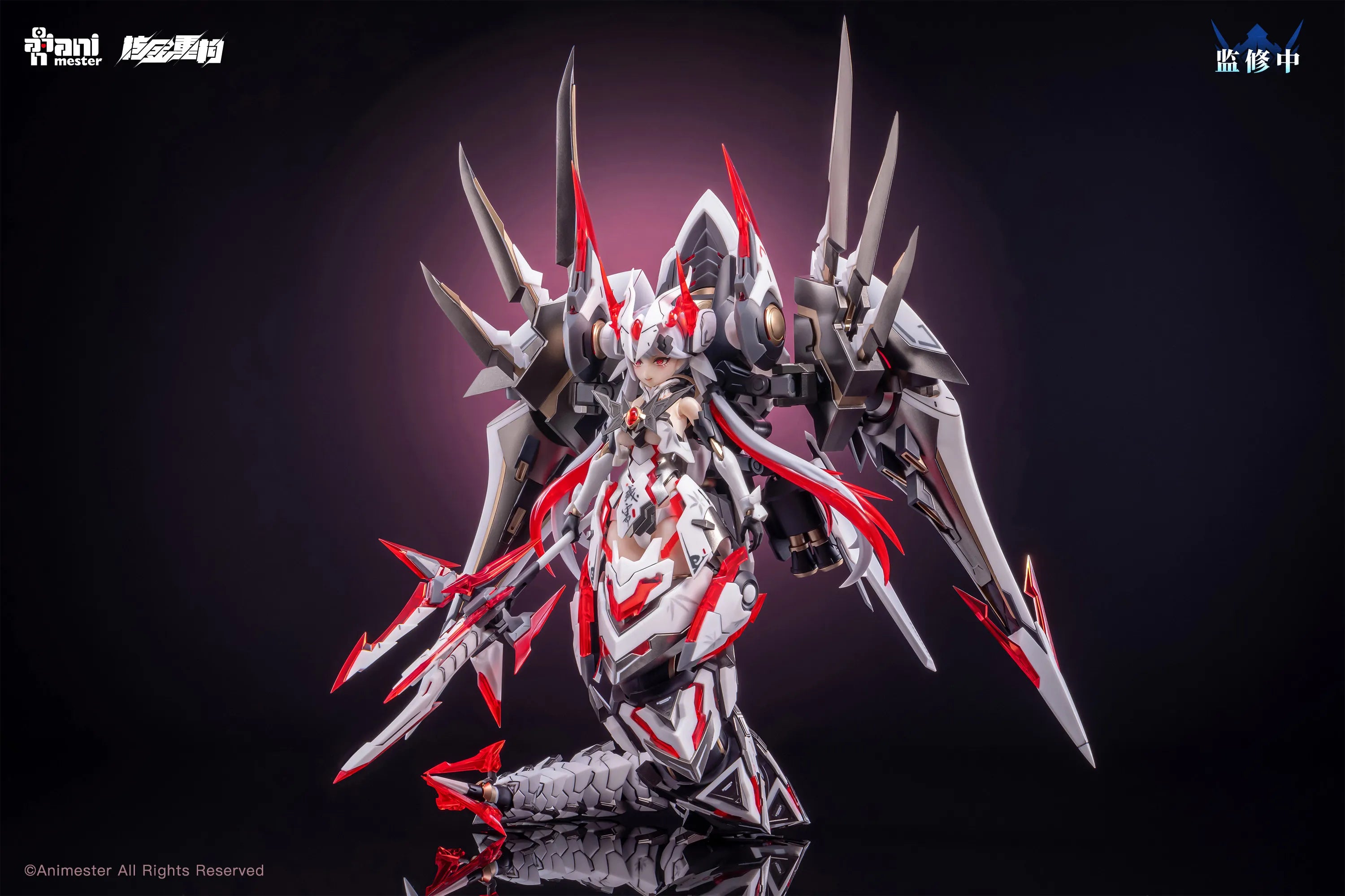 In Stock Animester POLARIS STAR WHITE Assembling Model Toys  1/12 Plastic Model Kit Nuclear Gold Reconstruction Snake girl