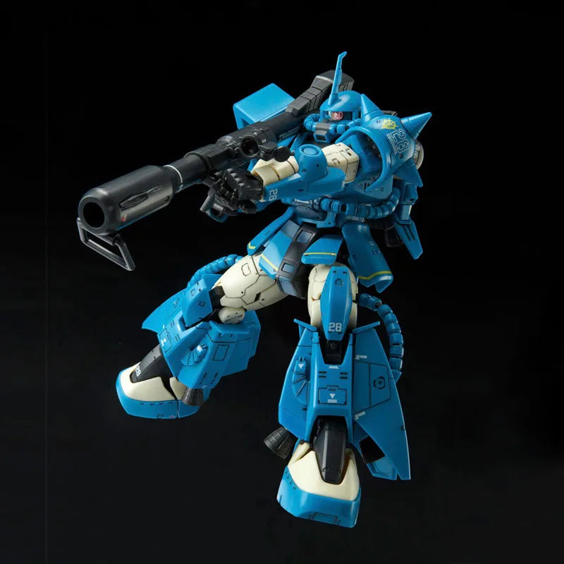 In Stock BANDAI Original Box RG 1/144 MS-06R-2 ROBERT GILLIAM S ZAKU2 Action Figure Model Toy Gift for Kids Foam Box Packaging
