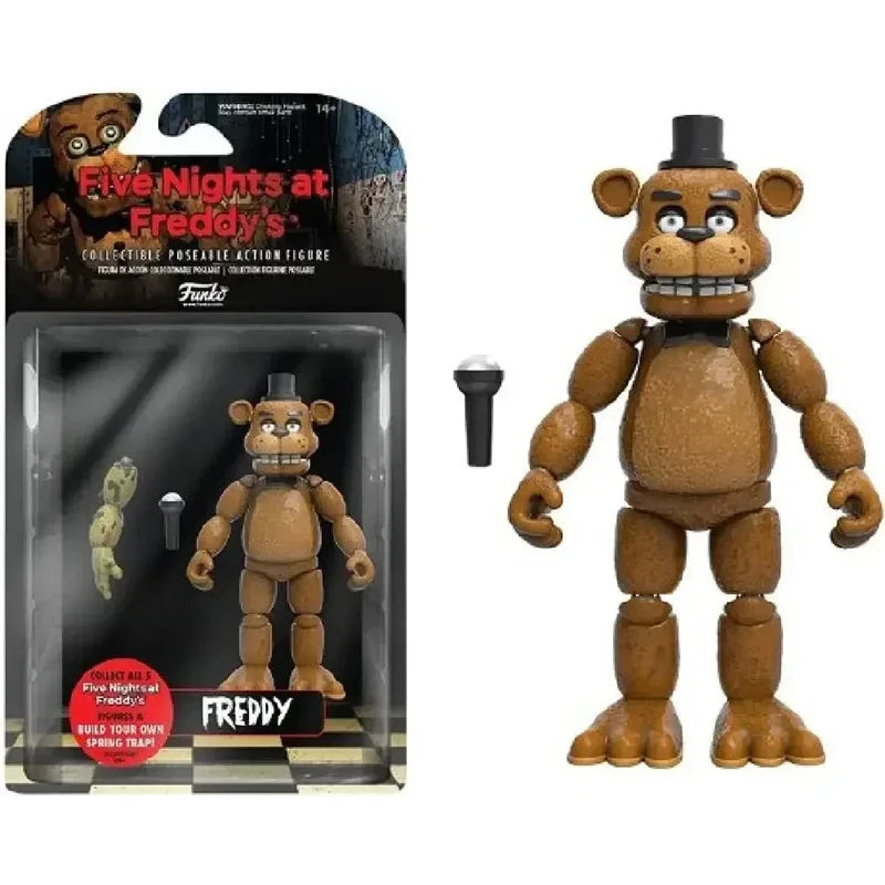 14cm FNAF Figures SUN & MOON Joker Freddy Bonnie Foxy Chica Fazbear Bear Action Figure Movable Figurine Dolls Toys