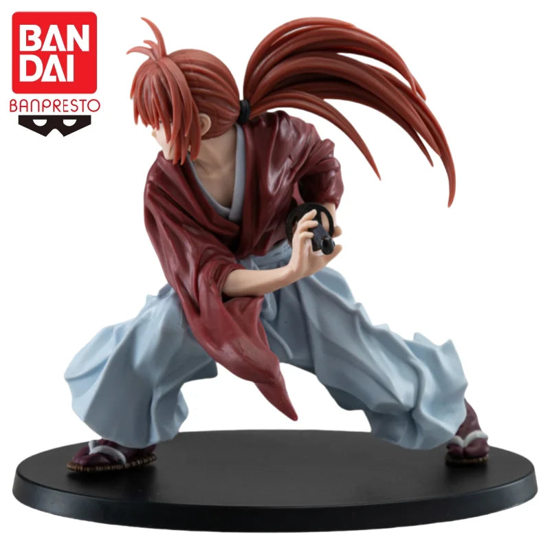 Auf Lager: Bandai Original Banpresto Himura Kenshin Vibration Stars Actionfigur, Modellpuppe, brandneu und originalverpackt, Anime-Charakter