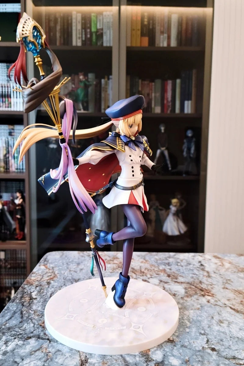 Altria Caster Original Modellbausatz 1/7 Fate/Grand Order Caster Altria Anime Figur Modell Spielzeug Geschenk für Jungen Schaumstoffverpackung