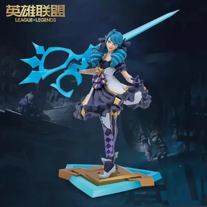 League of Legends LOL Spirit Doll Gwen Medium Sculpture Desktop Ornaments Figurines Game Peripheral Action Figure Toy In Stock