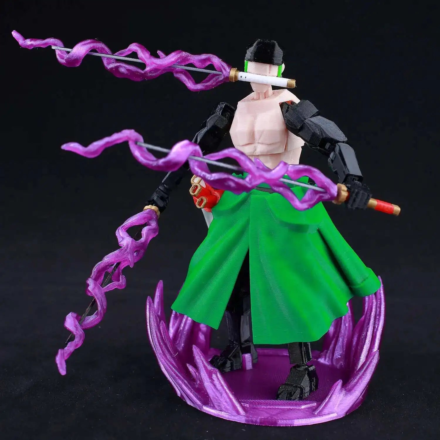 9L 3D Printed Roronoa Zoro One Piece Lucky Dummy 13 Movable Shapeshift Action Figures Mannequin Toys for Anime Lovers