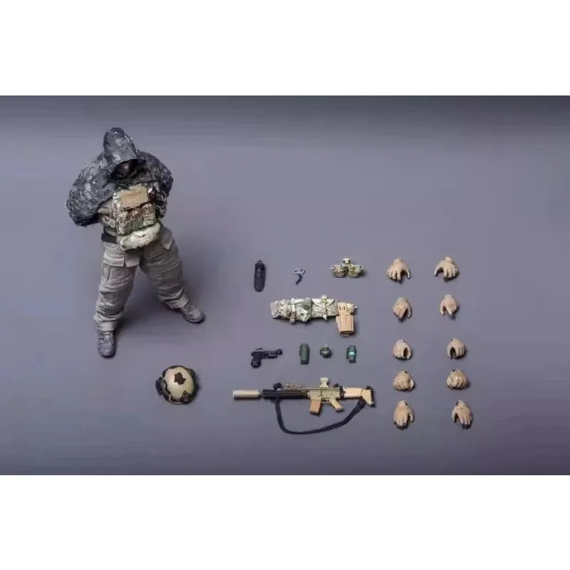 Presale HASUKI 1/12 SA04 Black Action Night Weaver WM-07 Scout Soldier Action Figures Model for Collection Scene Display