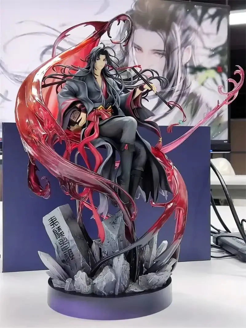 Genuine Mo Dao Zu Shi Wei Wuxian Action Figure Yi Ling Lao Zu Ver Large Mdzs Figure Anime Collection Pvc Anime Peripheral