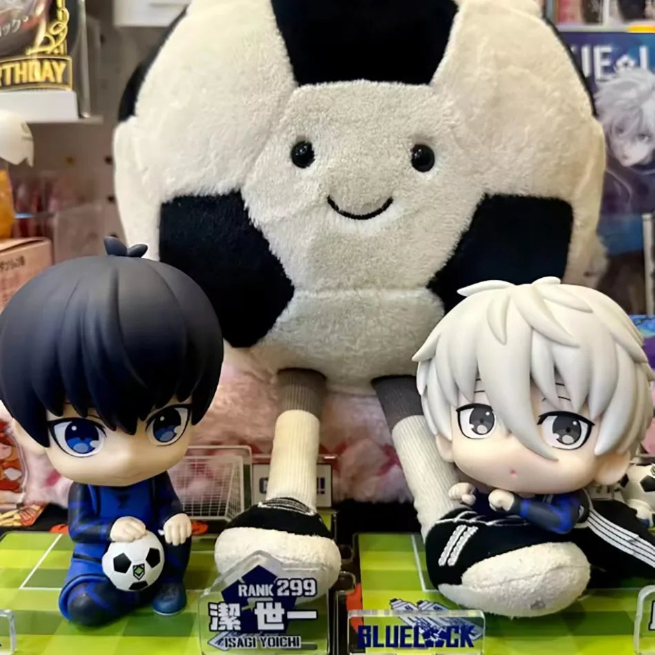 9CM Blue Lock Anime Figure Q Version Nagi Seishirou Action Figure Kawaii Isagi Yoichi Figurine PVC Collection Model Doll Toy