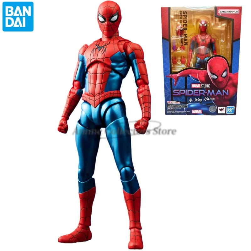 Original SH Figuarts SHF Spider Man 2099 Spider Man Across The Spider Verse Anime Character Toy Model Ornaments Collection