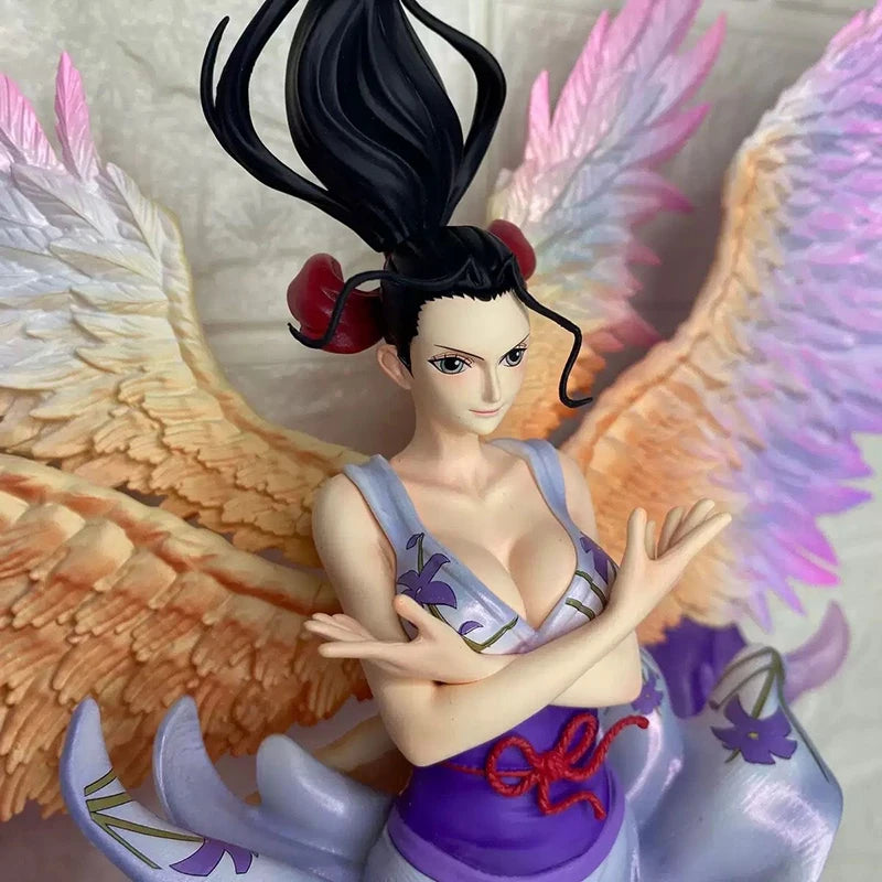 One Piece Anime 33cm Figurine - Nico Robin Seraph Shape With Two Replacement Heads Collectible Action Figure Toy Christmas Gift