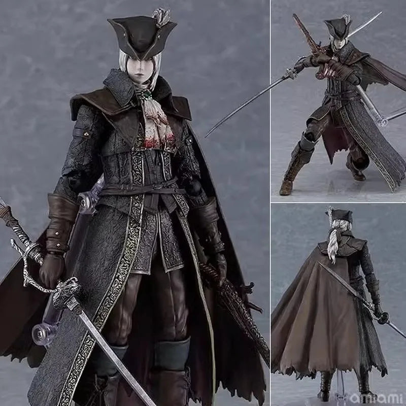 Bloodborne Lady Maria of the Astral Clocktower Action Figure Posable Model with Rakuyo Weapons Collector's Edition Gift
