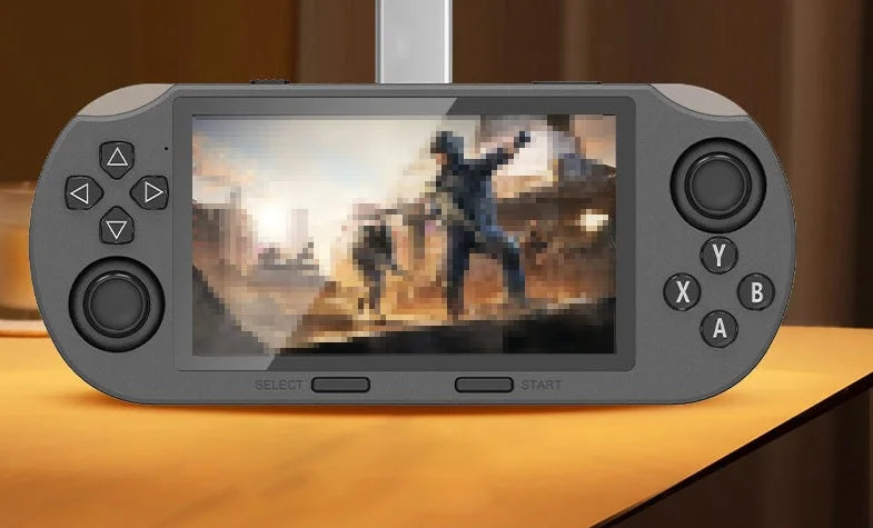 4,5-Zoll-IPS-HD-Bildschirm Handheld Wireless Game Console, große Batteriekapazität Ausgestattet mit 1,2 G Dual-Core-Prozessor SF3000