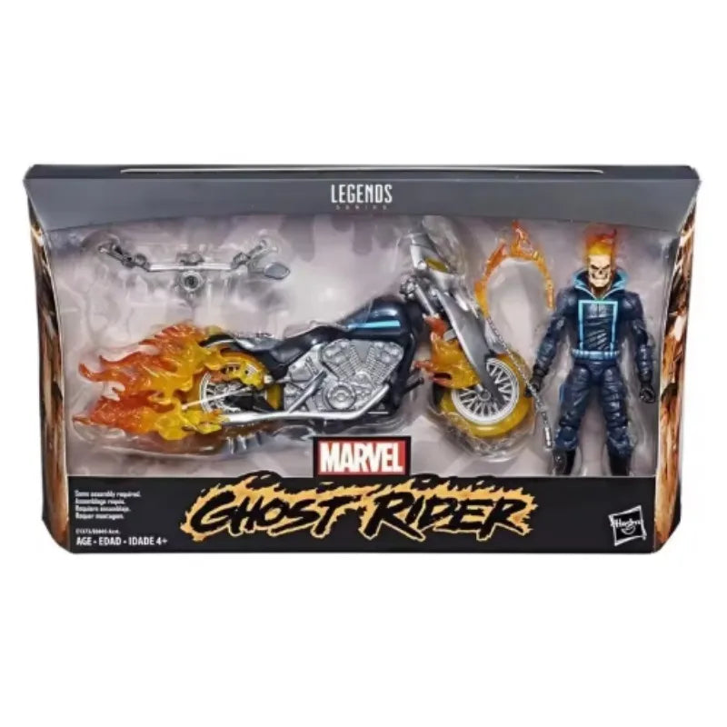 Original Hasbro Marvel Legends Series Ghost Rider Anime Figure Toy Collection Gift