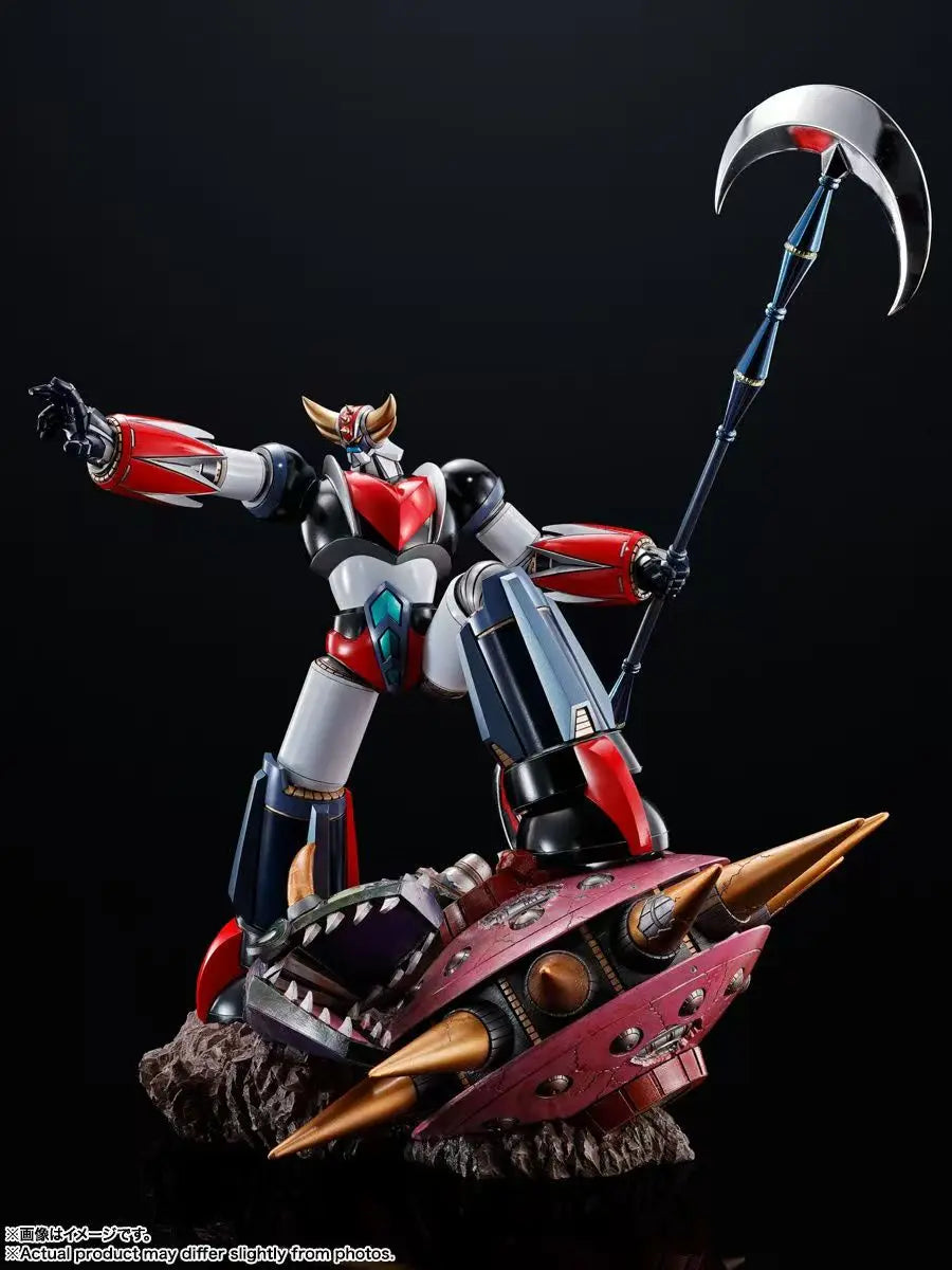 Bandai Genuine Figuarts Zero Metallic Touche UFO Robot Grendizer Anime Action Figure Collectible Model Toy Ornament Gift