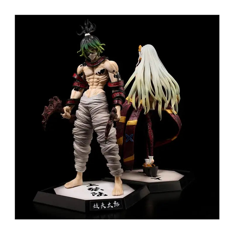 Anime Demon Slayer Akaza Figures Rengoku Kyoujurou Kokushibo Action Figure PVC Figurine Model Ornament Collectible Table Crafts