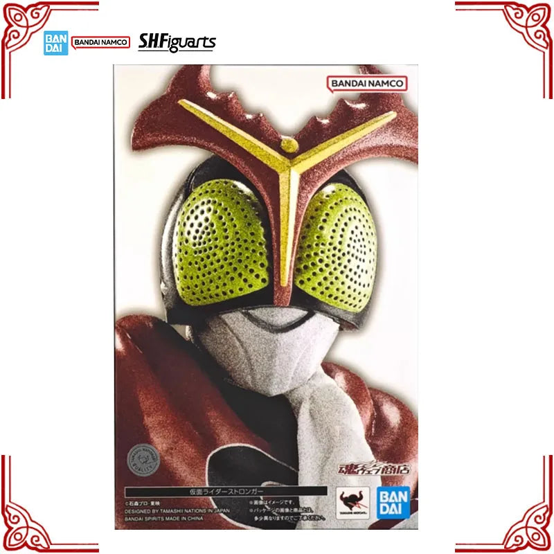 In Stock Genuine Bandai Kamen Rider Model Kit SHF Kamen Rider Stronger Anime Action Figure Collection Finished Model Toys Gifts