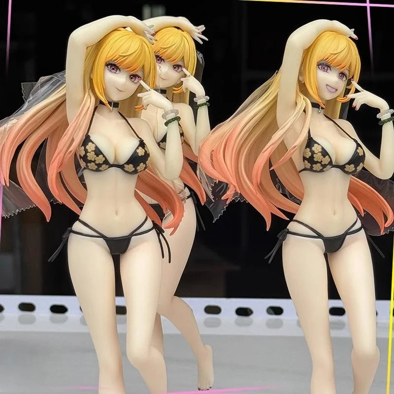 24cm Kitagawa Marin Figure Anime My-Dress-Up-Darling Hentai Sexy Aciton Figurine Marin Statues Table Desk Decoration Toy Gift