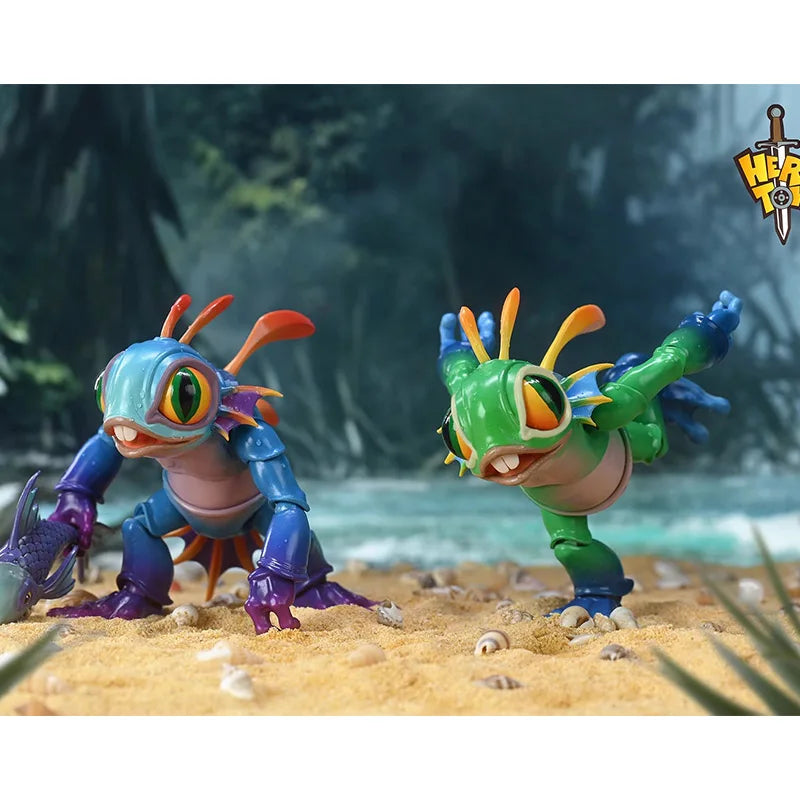 Auf Lager: Original Hero Toys Mety Toyz Warcraft Murloc Actionfigur im Maßstab 1:12