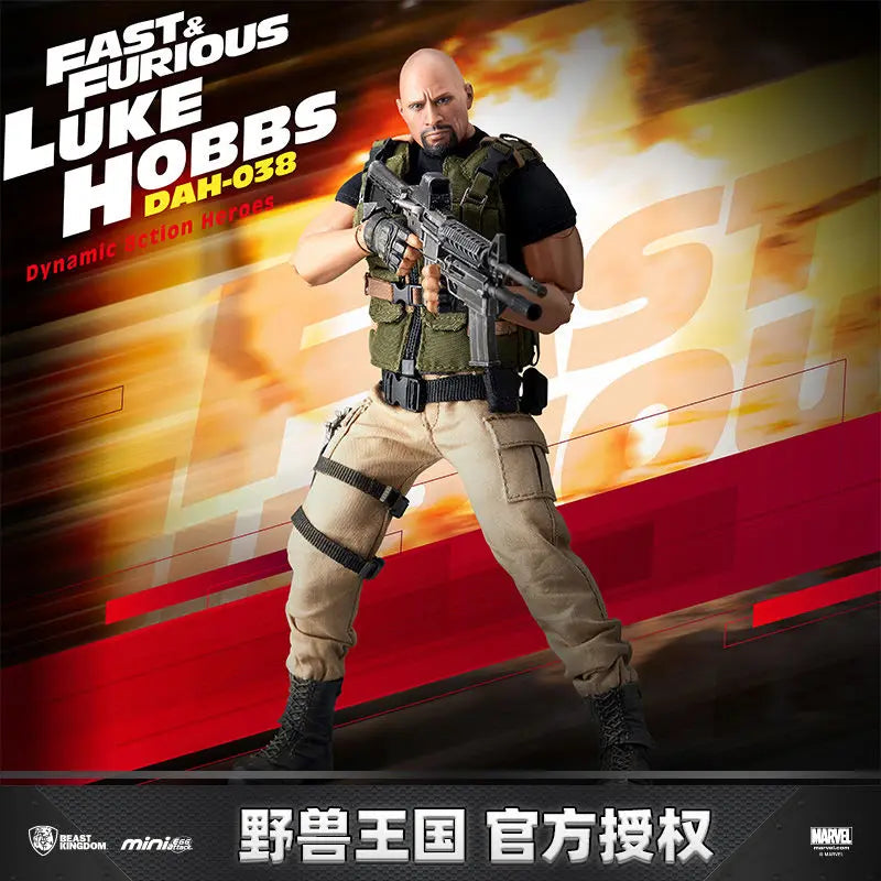 Beast Kingdom Universal Fast and Furious Dwayne Johnson Periphery Soldier Action Doll Model