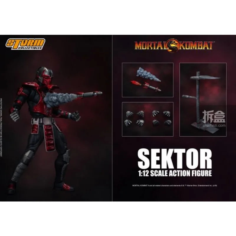 Brand New Authentic Storm Toys Original Sektor 1:12 Game Movable Doll Model Toy Figurine Gift Ornament Collection in Stock