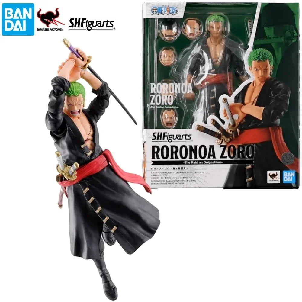 In Stock Bandai S.H.Figuarts Shf Monkey D. Luffy Gear 5 Zoro Sanji Yamato Trafalgar Addition Action Figure Collection Toy Gift